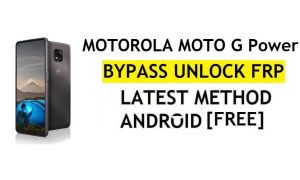 FRP Bypass Motorola Moto G Power Android 10 Розблокуйте Google Lock без APK і ПК