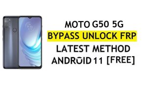 Motorola Moto G50 5G FRP Bypass Android 11 Google Account Unlock Without PC & APK Free