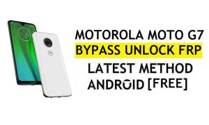FRP Bypass Motorola Moto G7 Android 10 APK ve PC Olmadan Google Kilidinin Kilidini Aç
