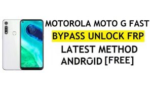 FRP Bypass Motorola Moto G Fast Android 10 فتح قفل Google بدون APK والكمبيوتر الشخصي