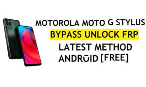 FRP Bypass Moto G Stylus Android 10 Разблокировка Google без APK и ПК