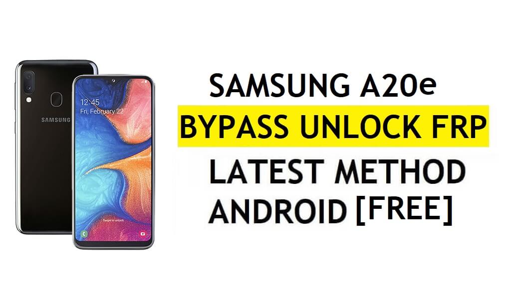[Method 2] Without PC Samsung A20e FRP Bypass 2022 Android 11 - No Backup & Restore (No Need ADB Enable)