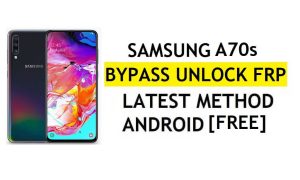 [방법 2] PC 없음 Samsung A70s FRP 우회 2022 Android 11 - 백업 및 복원 없음(ADB 활성화 필요 없음)