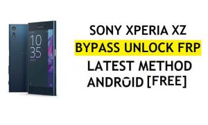 FRP Bypass Sony Xperia XZ Android 8 Остання розблокування перевірки Google Gmail без ПК безкоштовно