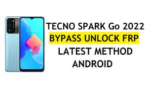 Delete FRP Tecno Spark Go 2022 Fix Mic Icon Not Working Without PC Free
