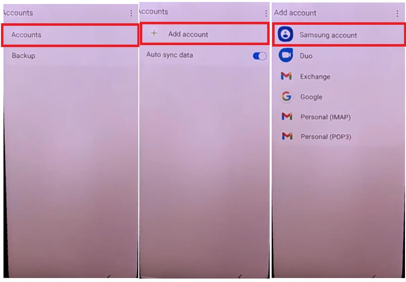 Add Samsung Account  to Samsung A03 Core FRP Bypass Without PC Android 11 – No Backup & Restore (No Need ADB Enable)