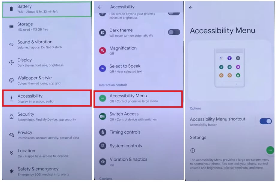 Enable Accessibility to Google Pixel FRP Bypass Android 12 Without PC, APK Latest Method Reset Google