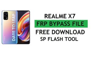 Realme X7 RMX2176 FRP File Download (Unlock Google Gmail Lock) by SP Flash Tool Latest Free
