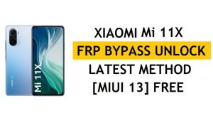 Xiaomi Mi 11X FRP Bypass MIUI 13 senza PC, APK ultimo metodo Sblocca Gmail gratis