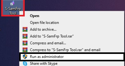 Run S SamFrp Tool V2.1 Download Latest Free Samsung Emergency Mode FRP Tool