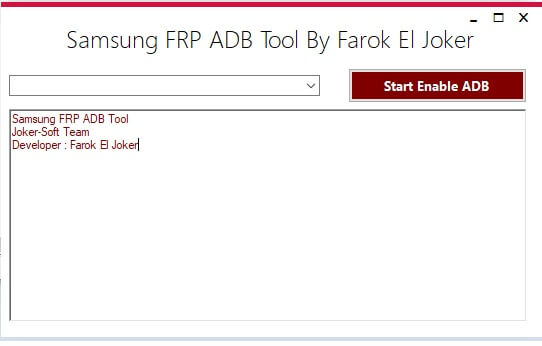 Run the Samsung Android 6 to 12 ADB One-Click FRP Remove Tool