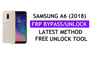 Samsung A6 (2018) FRP Google Lock Bypass ปลดล็อคด้วยเครื่องมือ One Click ฟรี [Android 10]
