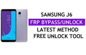 Samsung J6 FRP Google Lock Bypass unlock with Tool One Click Free [Android 10]