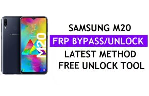 Samsung M20 FRP Google Lock Bypass desbloqueo con herramienta One Click Free [Android 10]