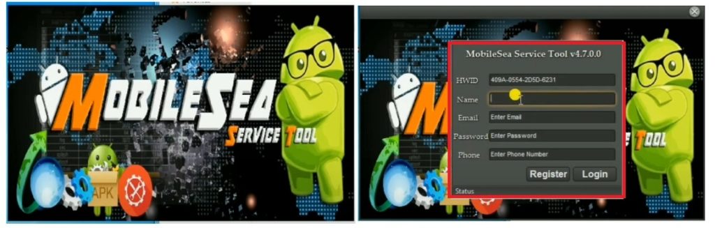 Login on Mobile Sea Service Tool (MST Tool) V5.7.2 Download Latest Version Free