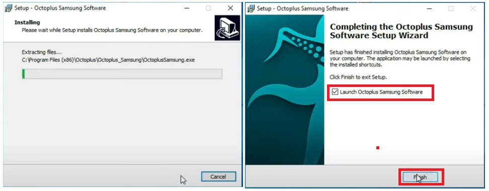 Toque Instalar en Octoplus Samsung Tool Software V4.0.5 Descarga gratuita de la última configuración