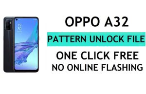 Oppo A32 Kilit Açma Dosyası İndirme (Desen Şifre Pinini Kaldırma) – QFIL Flash Aracı