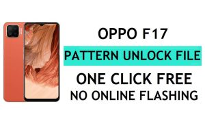 Oppo F17 CPH2095 Kilit Açma Dosyası İndirme (Desen Şifre Pinini Kaldırma) – QFIL Flash Aracı