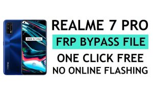 Téléchargement de fichiers FRP Realme 7 Pro RMX2170 (déverrouiller Google Gmail Lock) par QPST Flash Tool Dernier