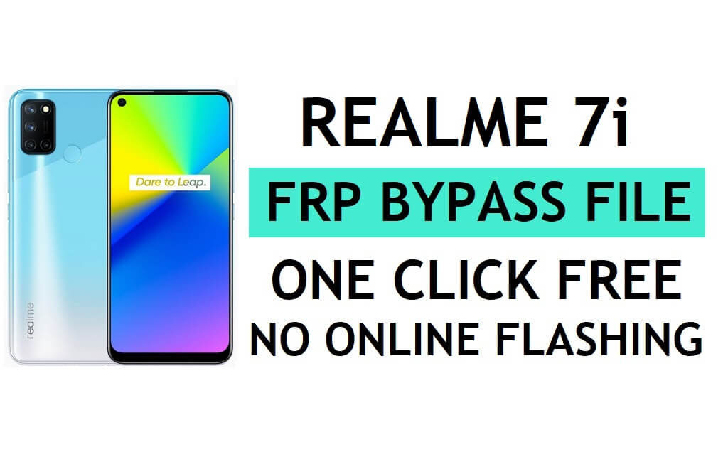 Realme 7i RMX2103 FRP-bestand downloaden (Ontgrendel Google Gmail Lock) door QPST Flash Tool Nieuwste gratis