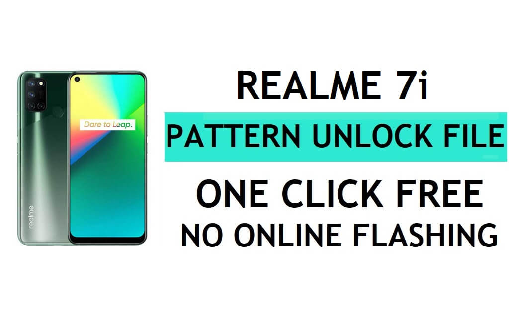 Realme 7i RMX2103 Kilit Açma Dosyası İndirme (Desen Şifre Pinini Kaldırma) – QFIL Flash Aracı