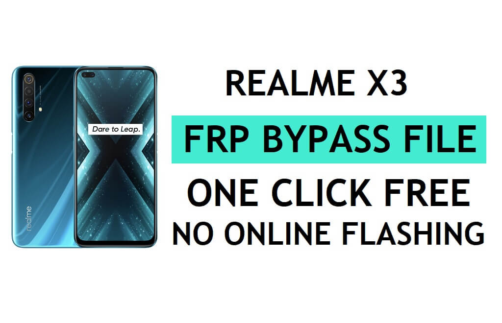 Download del file FRP Realme X3 RMX2085 (sblocca il blocco di Google Gmail) tramite QPST Flash Tool Ultimo gratuito