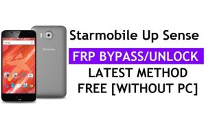 Starmobile Up Sense FRP Bypass (Android 6.0) Ontgrendel Google Gmail Lock zonder pc Nieuwste