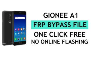 Gionee A1 FRP File Download (Bypass Google Gmail Lock) by SP Flash Tool Latest Free