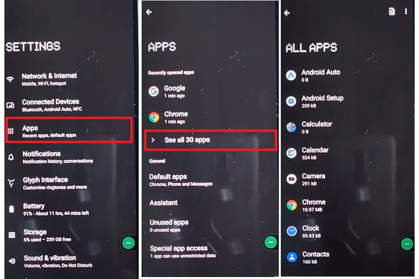 Open Apps to Nothing Phone 1 FRP Bypass Android 12 Unlock Google Account Without PC Free