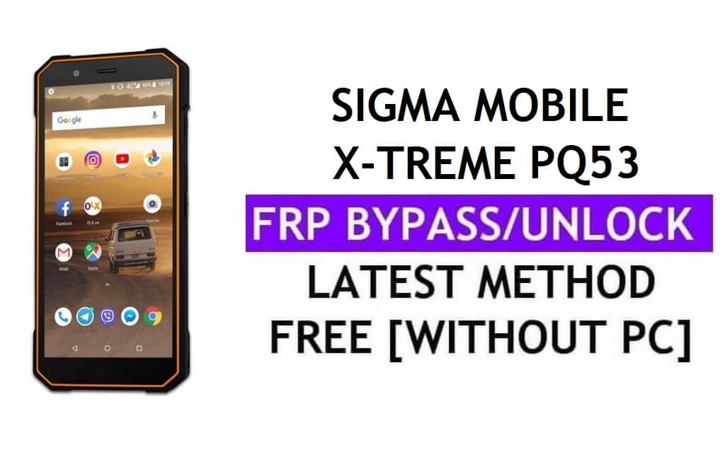 Sigma Mobile X-treme PQ53 FRP 우회 수정 YouTube 업데이트(Android 8.1) – PC 없이 Google 잠금 해제