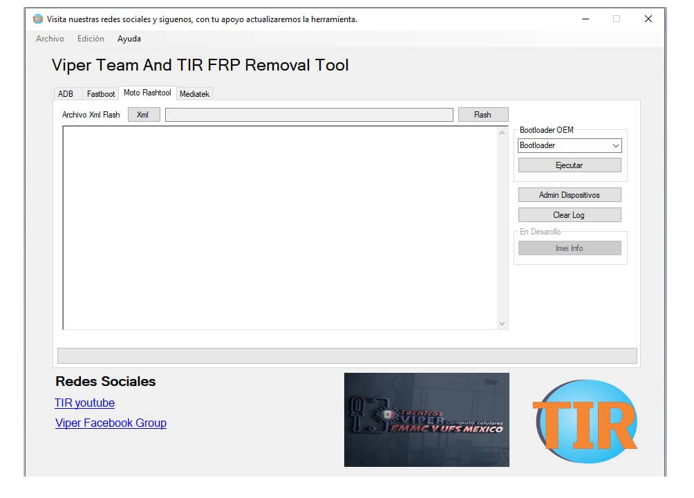 Moto Flash Tool in Viper Team TIR FRP Removal Tool  Latest Version Free 