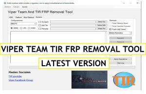 Viper Team TIR FRP 제거 도구 최신 버전 무료 다운로드