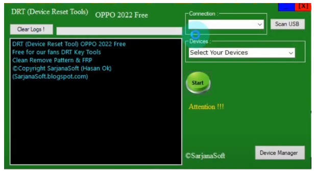 DRT Device Reset Tools Oppo Download Latest (No Activation) 