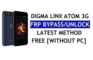 Digma Linx Atom 3G FRP Bypass (Android 8.1 Go) – Ontgrendel Google Lock zonder pc