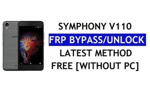 Symphony V110 FRP Bypass (Android 6.0) – Ontgrendel Google Lock zonder pc