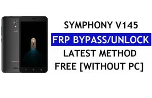 Symphony V145 FRP Bypass (Android 8.1 Go) - ปลดล็อก Google Lock โดยไม่ต้องใช้พีซี