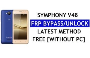 Symphony V48 FRP Bypass (Android 8.1 Go) - Desbloquear Google Lock sin PC