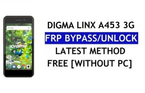 Digma Linx A453 3G FRP Bypass แก้ไขการอัปเดต Youtube (Android 7.0) - ปลดล็อก Google Lock โดยไม่ต้องใช้พีซี