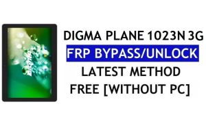 Digma Optima 1023N 3G FRP Bypass Fix Actualización de Youtube (Android 7.0) - Desbloquear Google Lock sin PC