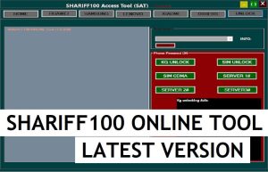 SHARIFF100 Access Tool V1 Download Latest Online Version Free