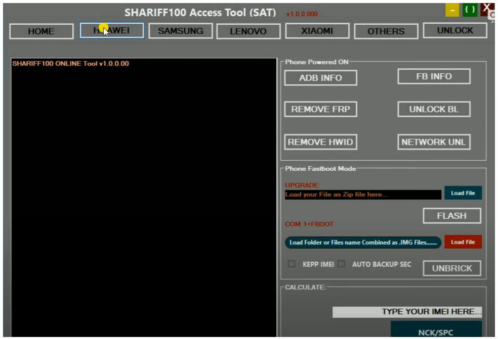 Huawei SHARIFF100 Access Tool V1 Download Latest Online Version Free