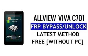 Allview Viva C701 FRP Bypass ปลดล็อก Google Lock (Android 5.1) โดยไม่ต้องใช้พีซี