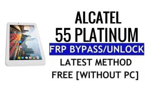 Archos 55 Platinum FRP Bypass Entsperren Sie die Google Gmail-Sperre (Android 5.1) ohne PC