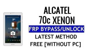 Archos 70c Xenon FRP Bypass Déverrouiller Google Gmail Lock (Android 5.1) sans PC