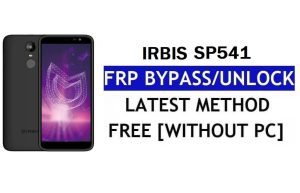Irbis SP541 FRP Bypass (Android 8.1 Go) – PC Olmadan Google Lock'un Kilidini Açın