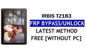 Irbis TZ183 FRP Bypass แก้ไขการอัปเดต Youtube (Android 7.0) - ปลดล็อก Google Lock โดยไม่ต้องใช้พีซี