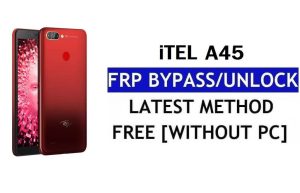 FRP Unlock itel A45 Fix Youtube & Location Update (Android 8.1) – Unlock Google Lock Without PC