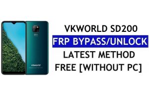 فتح FRP VKworld SD200 [إصلاح تحديث Youtube] (Android 9.0) - تجاوز قفل Google