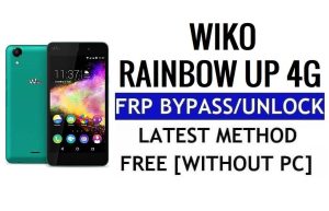 Wiko Rainbow Up 4G FRP Bypass Ontgrendel Google Gmail Lock (Android 5.1) Zonder pc