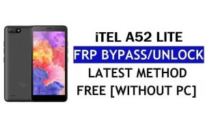 itel A52 Lite FRP Bypass (Android 8.1 Go) – Buka Kunci Google Lock Tanpa PC